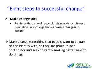 Social Media Strategies for Change Management