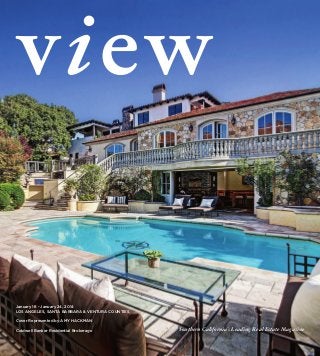 January 18 - January 24, 2014
Los AngeLes, sAntA BArBArA & VenturA Counties
Cover represented by Amy hACkmAn
Coldwell Banker residential Brokerage

Southern California’s Leading Real Estate Magazine

 