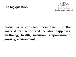 Social Value in Greater Manchester Slide 3