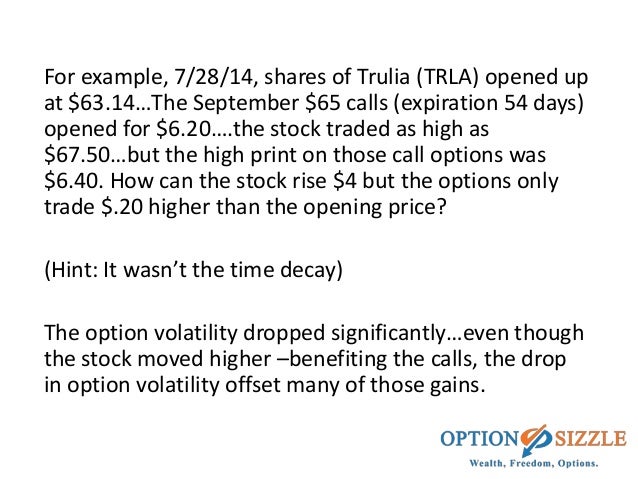 Trulia stock options