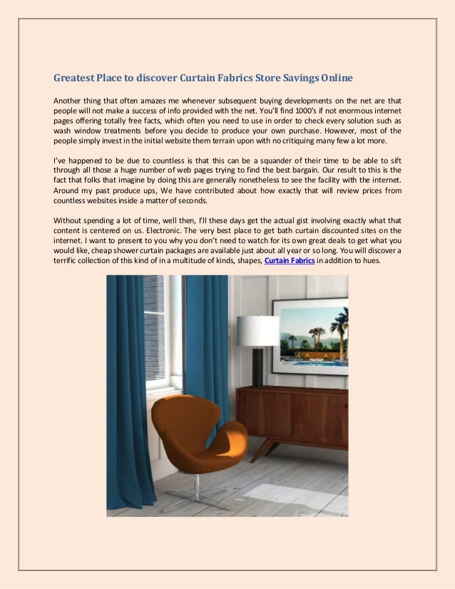 Greatest Place To Discover Curtain Fabrics Store Savings Online