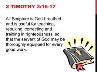 For Teenagers: Wonder of the Word - Greatest weapon of all time | PPT