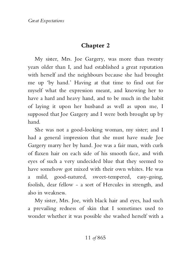 Great Expectations Quotes With Page Numbers