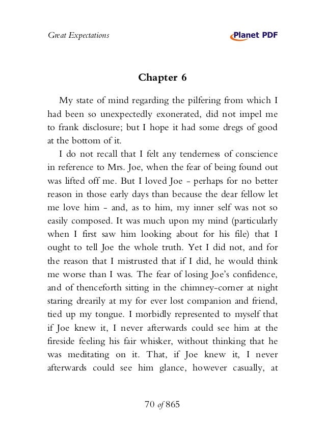 Great expectations essay pdf