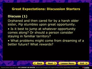 Great expectations introduction powerpoint | PPT