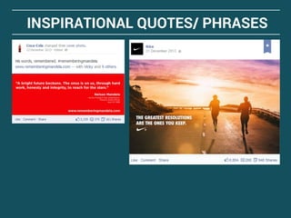 INSPIRATIONAL QUOTES/ PHRASES
 