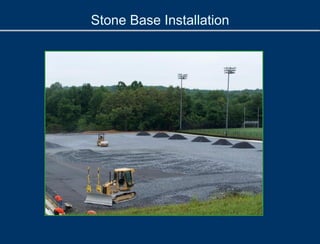 Stone Base Installation
 