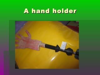 A hand holderA hand holder
 