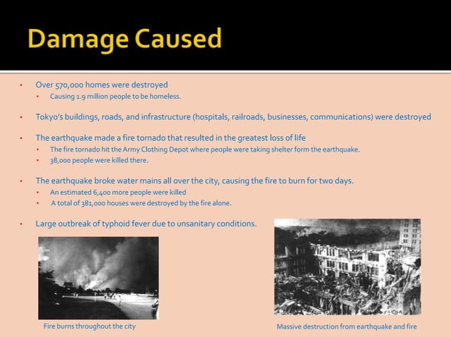 Where did the great kanto earthquake happen