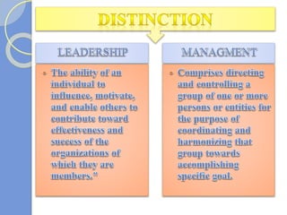 Great Managers - Great Leaders