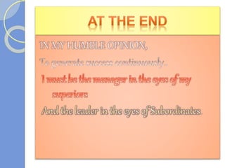 Great Managers - Great Leaders