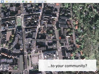 …to your community?
 