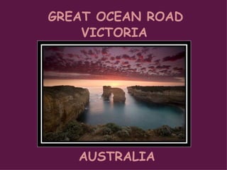 GREAT OCEAN ROAD VICTORIA AUSTRALIA 