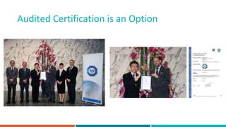 Audited Certification is an Option
 