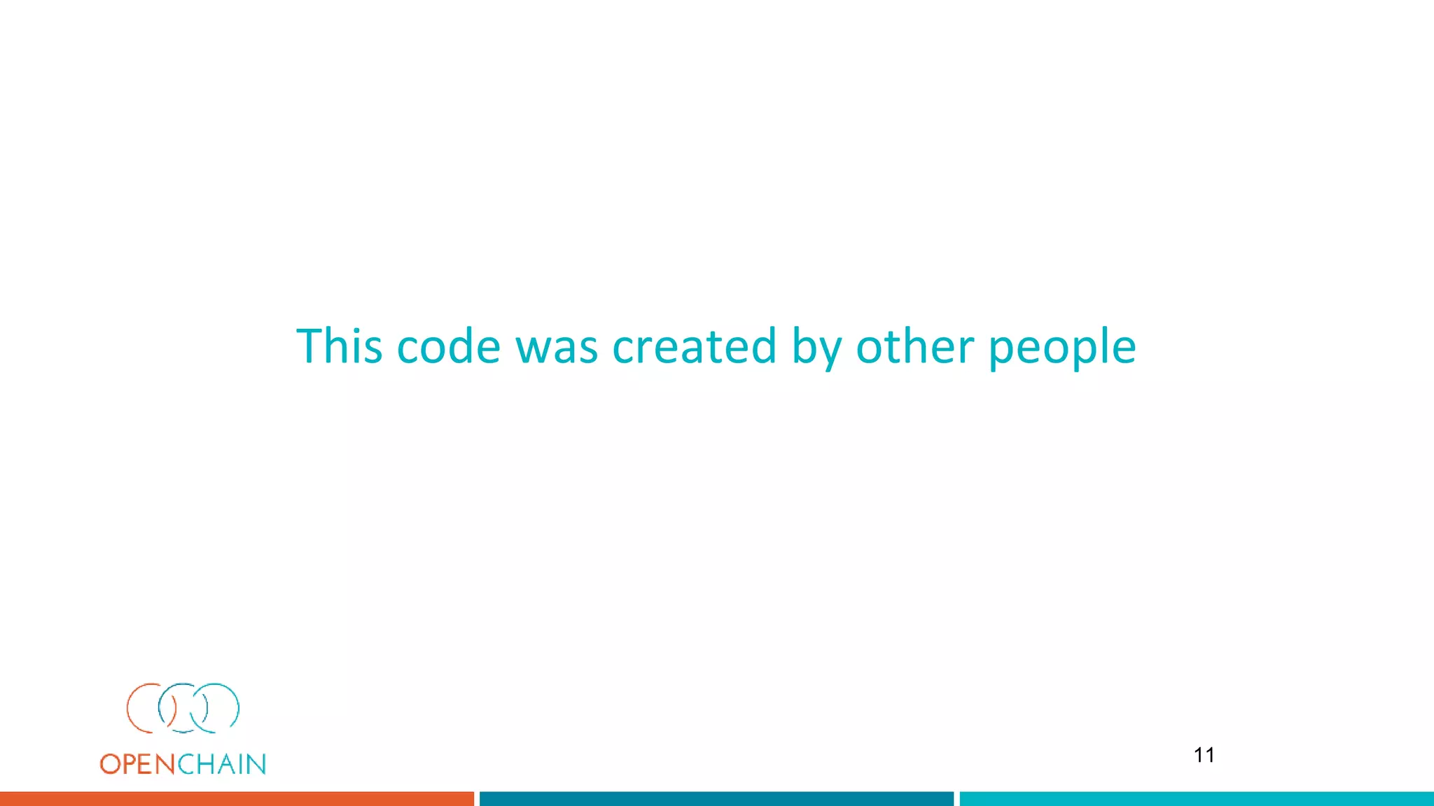 This code was created by other people
11
 