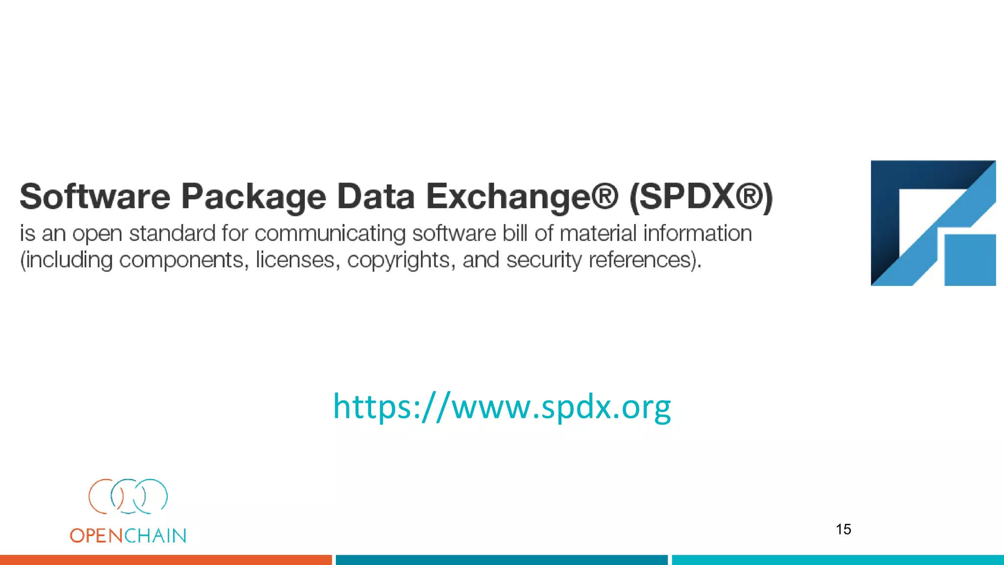 https://www.spdx.org
15
 