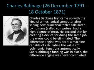 charles babbage introduction