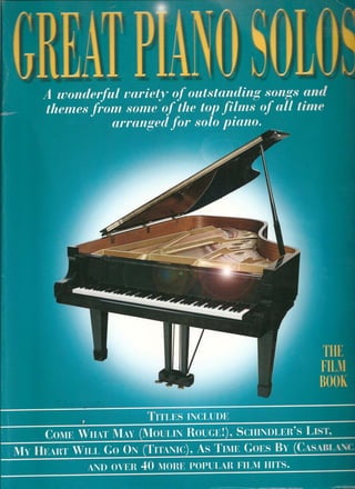 Great piano solos   the movie book