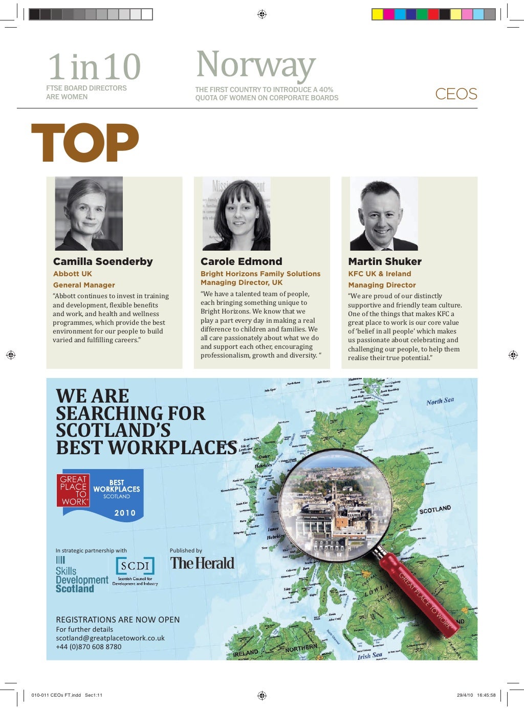 Great Place To Work 2010 UK Report