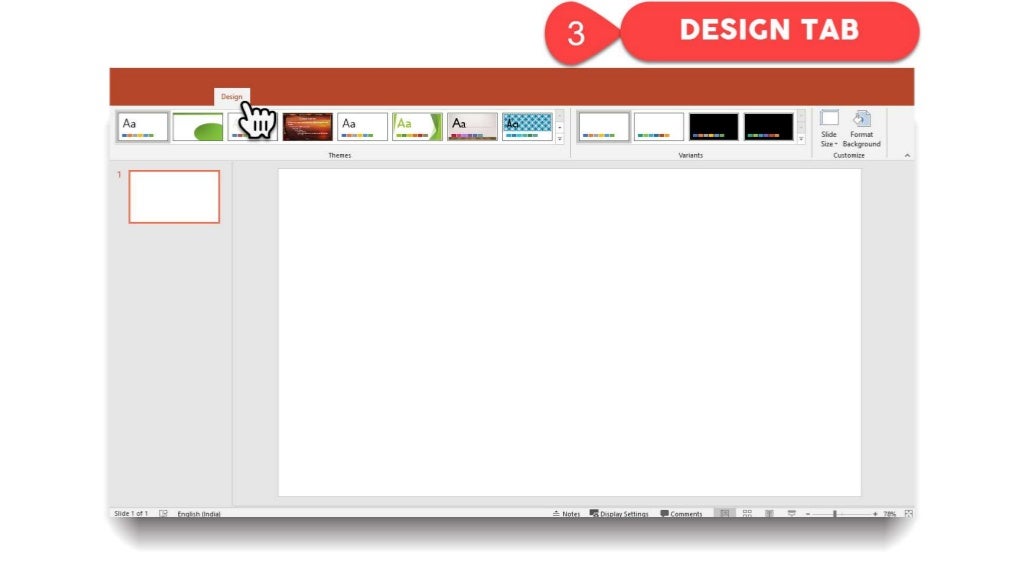 Microsoft PowerPoint 2019 User Interface