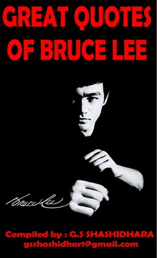 Great quotes of bruce lee