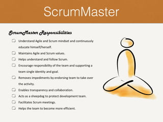 ScrumMaster
 