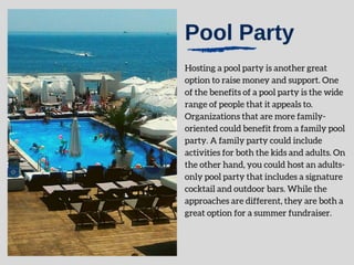 Great Summer Fundraising Ideas