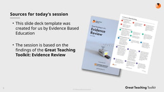 Trecher Inset Training Great Teaching Framework for teacher training -INSET PRIMARY.pptx