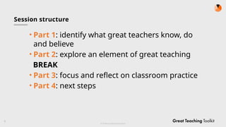 Trecher Inset Training Great Teaching Framework for teacher training -INSET PRIMARY.pptx