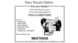 Team Rituals Matter
 