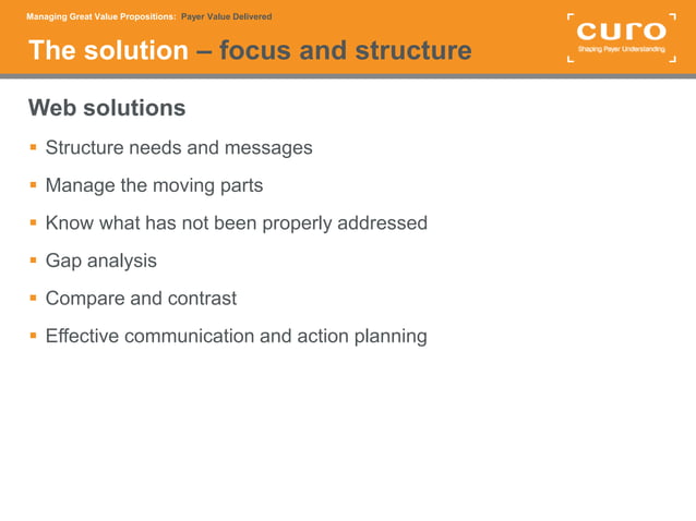 Great value propositions payer value delivered | PPTX