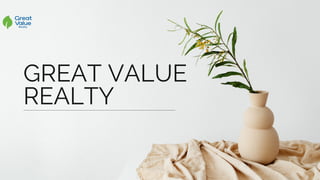 Great Value Realty - Build With Trust!!! | PDF