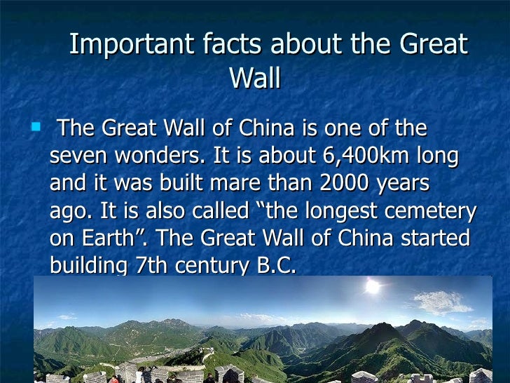 Great Wall Of China Great Wall Of China