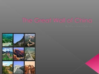 Great wall of china malyza christy
