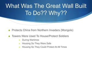 Great Wall Powerpoint