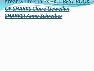 Great white sharks | PPTX
