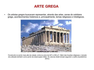 ARTE GREGA ,[object Object],[object Object]