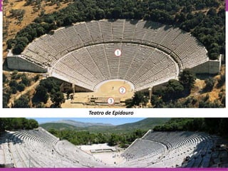 GEOGRAFÍA E HISTORIA 1.º ESO
TEMAS 12 y 13
INICIOINICIO
MAPA
DEL TEMA
MAPA
DEL TEMA
INTERNETINTERNET TEXTOSTEXTOSTEXTOS
ESQUEMAS
Y ACTIVIDADES
ESQUEMAS
Y ACTIVIDADES
Teatro de Epidauro
 