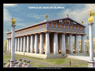 TEMPLO DE ZEUS EN OLIMPIA.
 