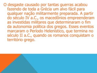 Questões1. Veja a imagem do Cavalo de Tróia. O que você sabe sobre a Guerra de Tróia?2. Explique as principais características do período Homérico.3. Explique por que o livro 'Odisséia' é considerado uma das principais evidências históricas do período Homérico.4. Diga quem foi Homero.5. Observe o mapa. Diga o nome de três mares que banham a Grécia.6. Quem liderava o genos?7. Quais as consequencias da fragmentação dos genos?