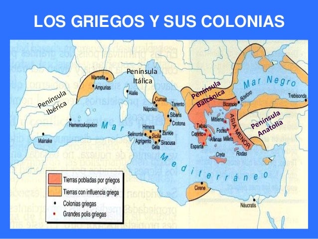 Resultado de imagen para colonias griegas antiguas