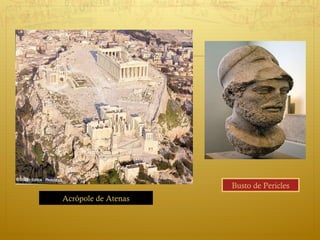 Acrópole de Atenas Busto de Pericles 