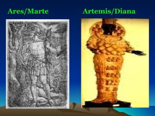 Ares/Marte Artemis/Diana 