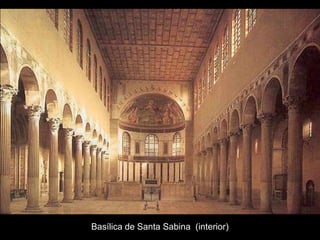 Basílica de Santa Sabina (interior)
 