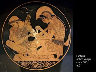 Pintura
sobre vasija,
circa 500
a.C.
 