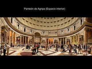 Panteón de Agripa (Espacio interior)
 