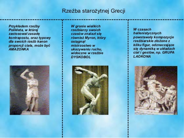 Spotkanie Z Kultura Malarstwo I Rzezba Sprawdzian Grecja mateusz a