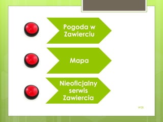 Pogoda w
Zawierciu
Mapa
Nieoficjalny
serwis
Zawiercia
WSB
 