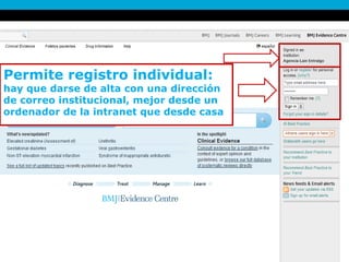 Permite registro individual: hay que darse de alta con una dirección de correo institucional, mejor desde un ordenador de la intranet que desde casa 