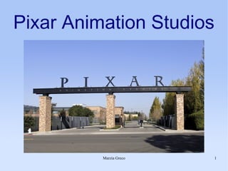 Marzia Greco 1
Pixar Animation Studios
 